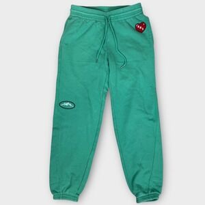 Aerie The Big‎ Chill Green Jogger Sweatpants Ski Winter Patches Women's XS
